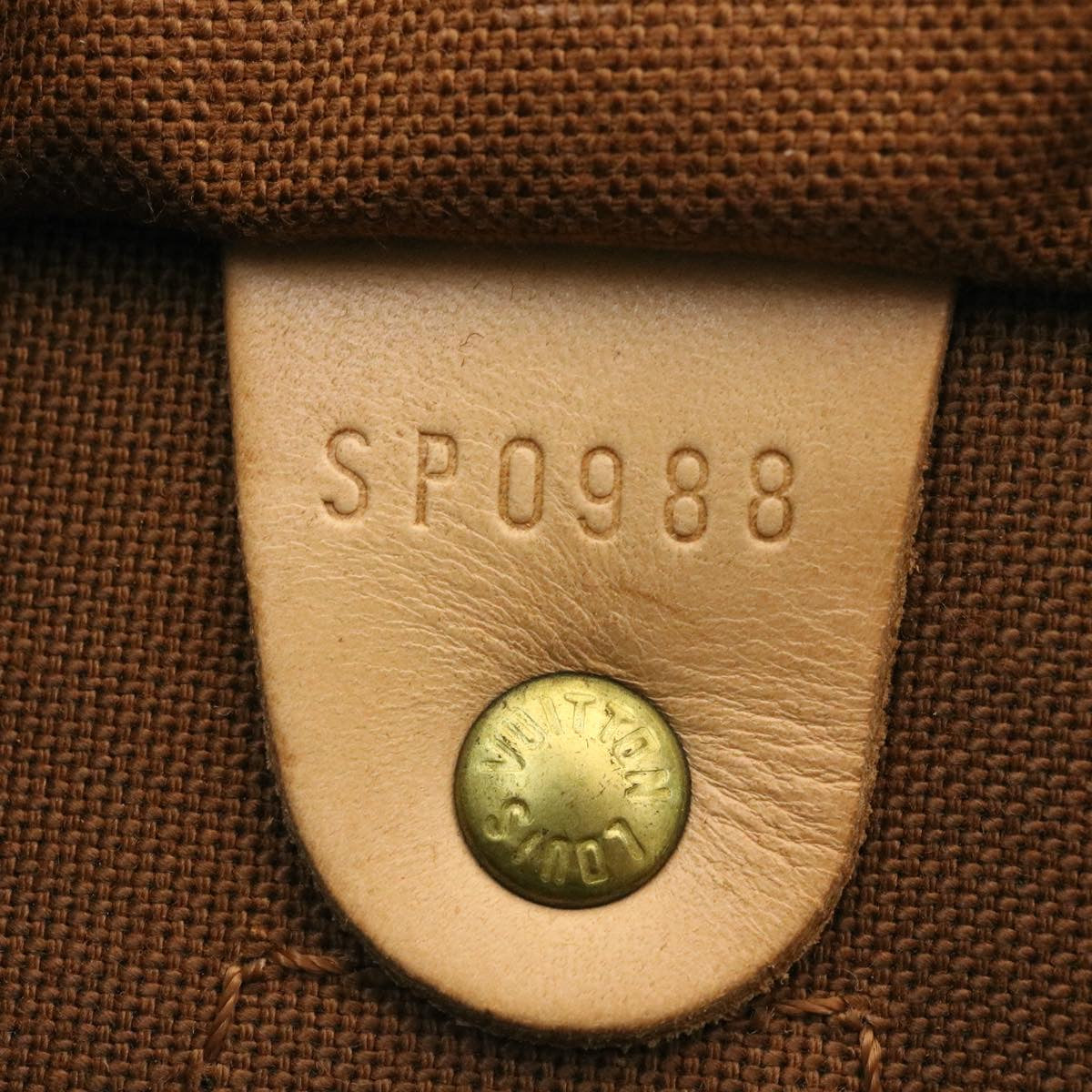 Louis Vuitton Brown Canvas Speedy 40 handbag bag