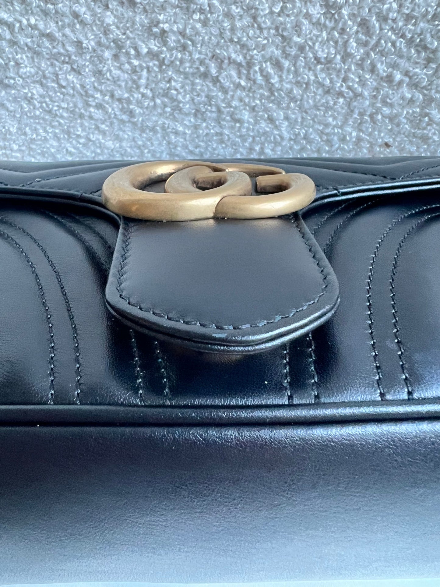 Gucci GG Black Marmont Small Shoulder Bag (RRP £2070)