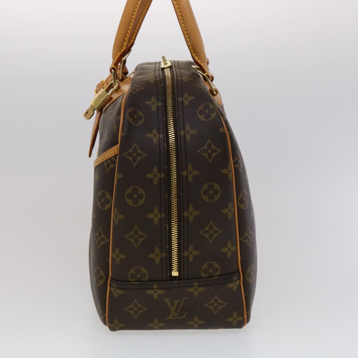 Louis Vuitton Brown Canvas Deauville handbag bag