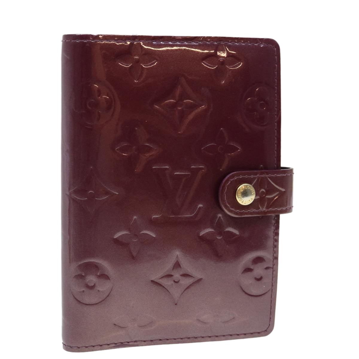Louis Vuitton Bordeaux Patent leather Agenda cover wallet accessories