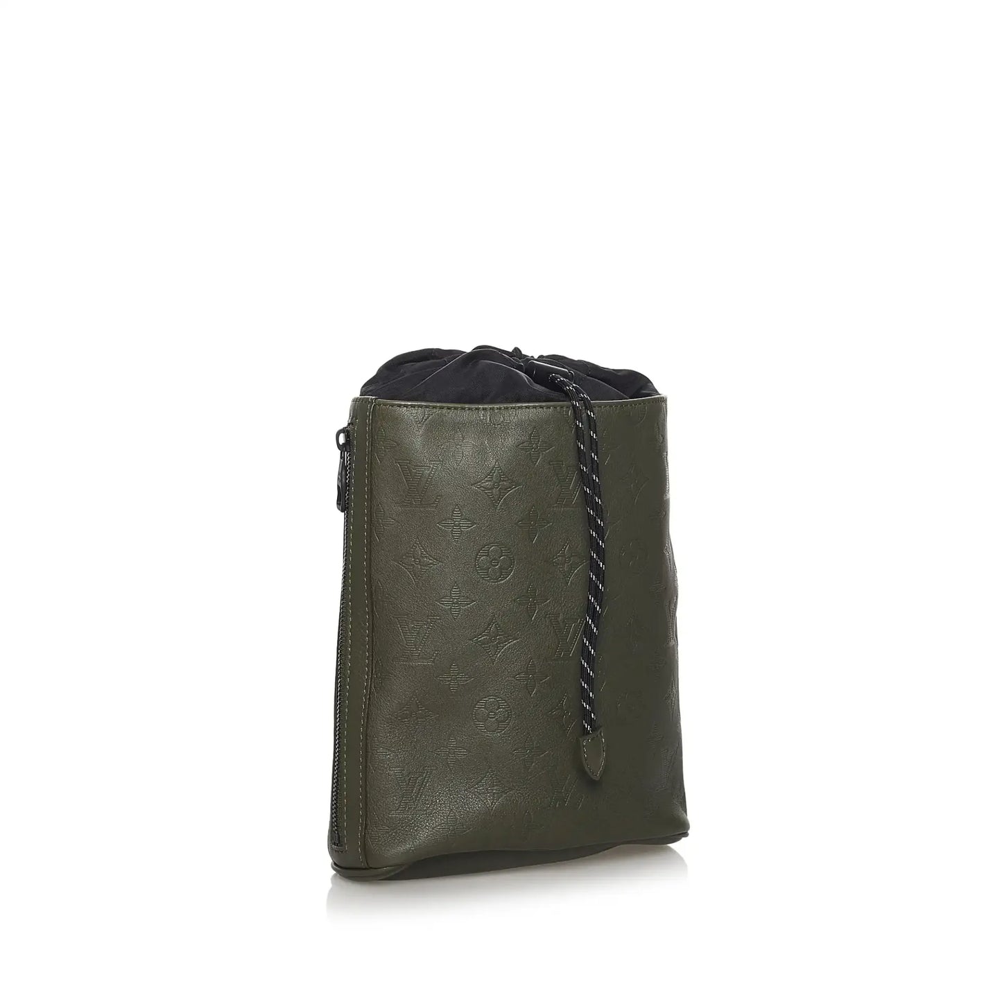 Louis Vuitton Chalk Sling Bag Green Monogram Leather
