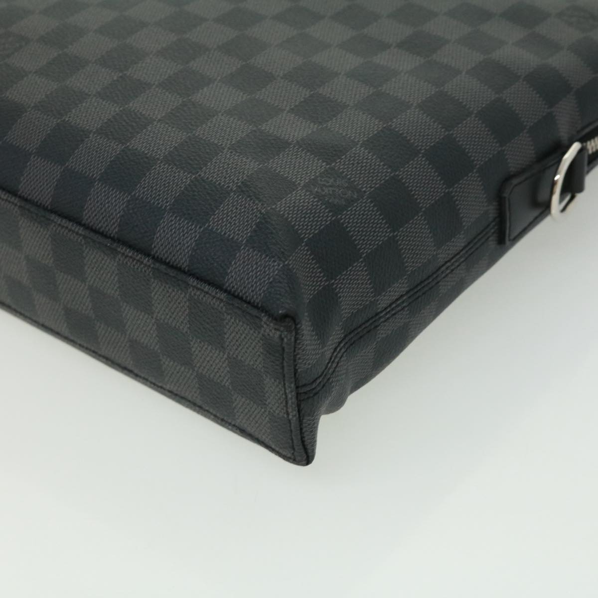Louis Vuitton Black Canvas Porte documents Jour briefcase bag
