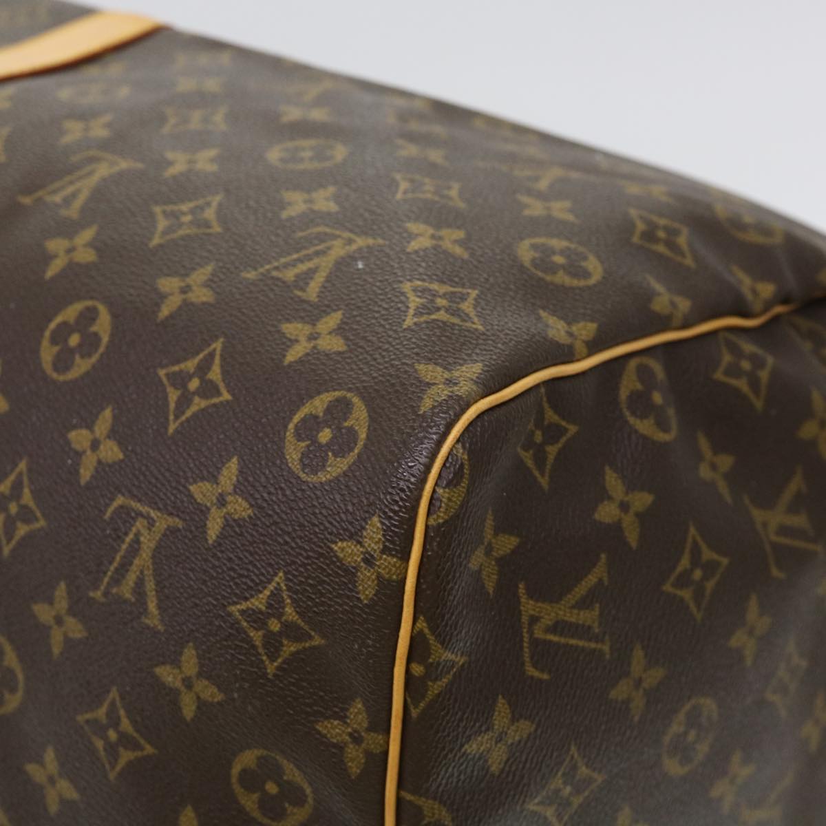 Louis Vuitton Brown Canvas Keepall 60 travel bag