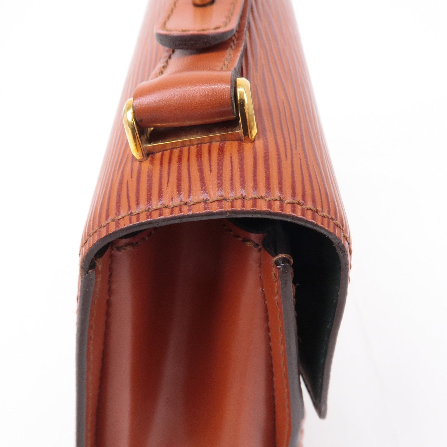 Louis Vuitton Epi Tilsit Shoulder Hand Bag Kenya Brown M52483
