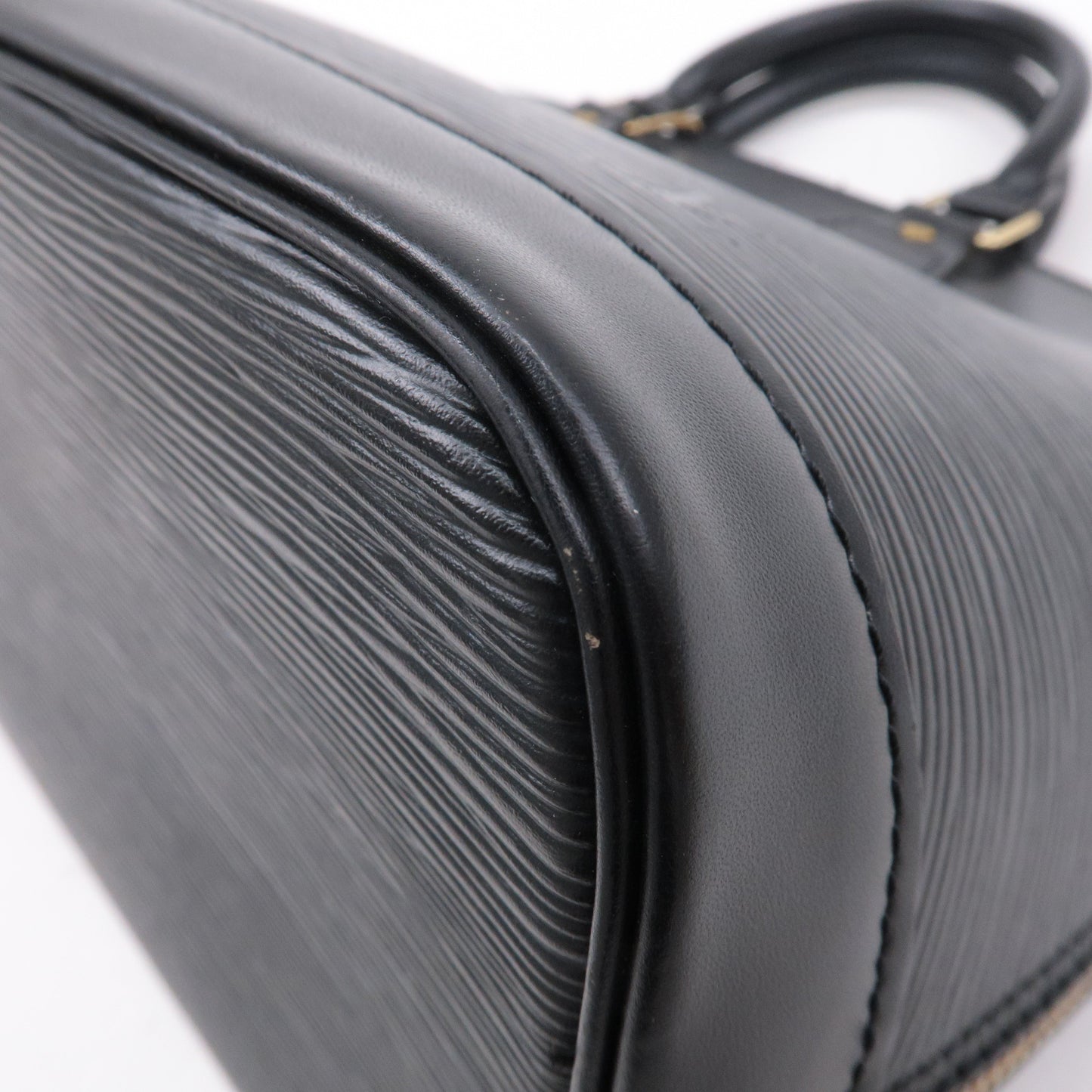 Louis Vuitton Epi Alma Hand Bag Noir Black M52142