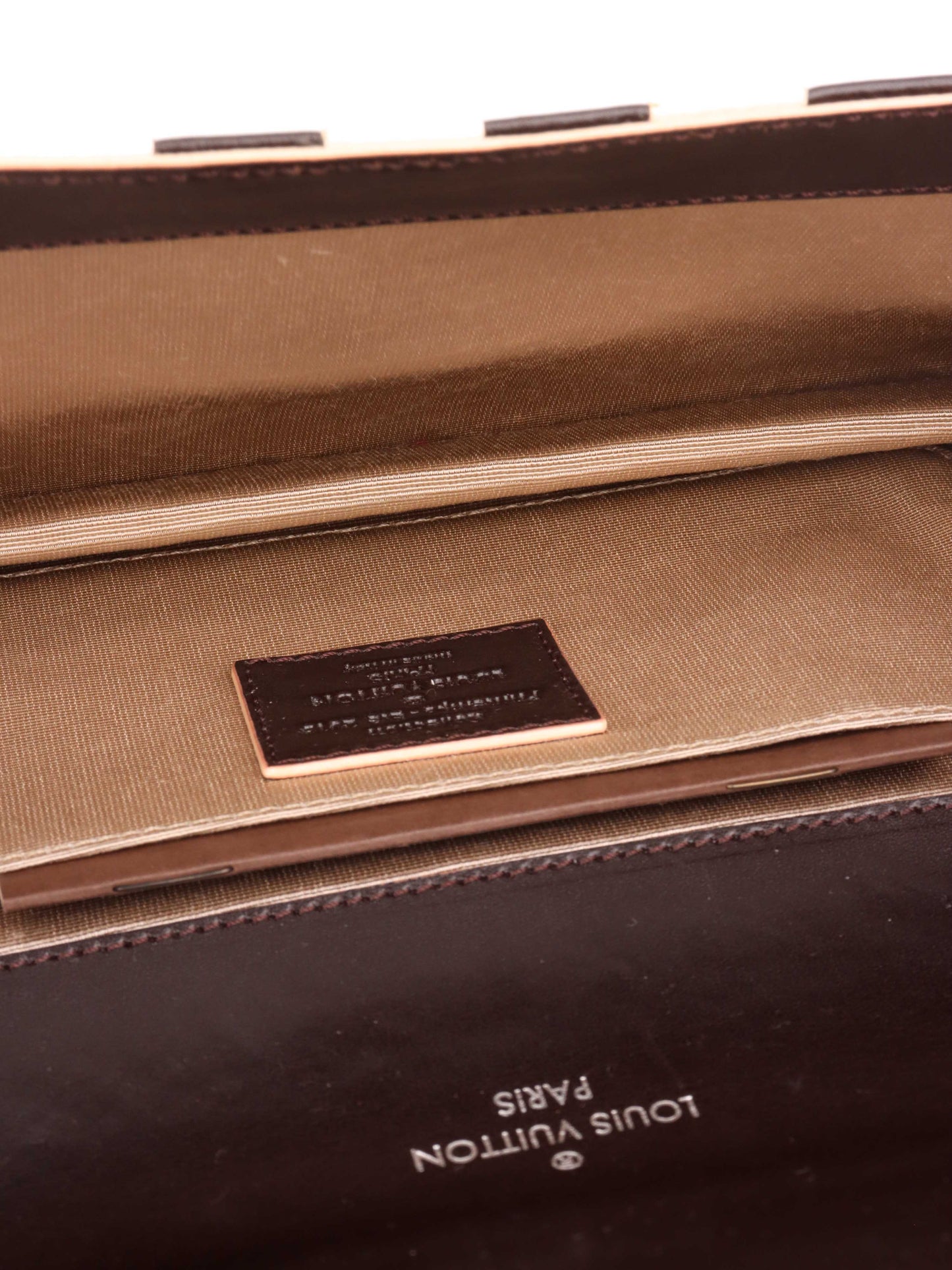 Louis Vuitton Black & White Chess Board Clutch.