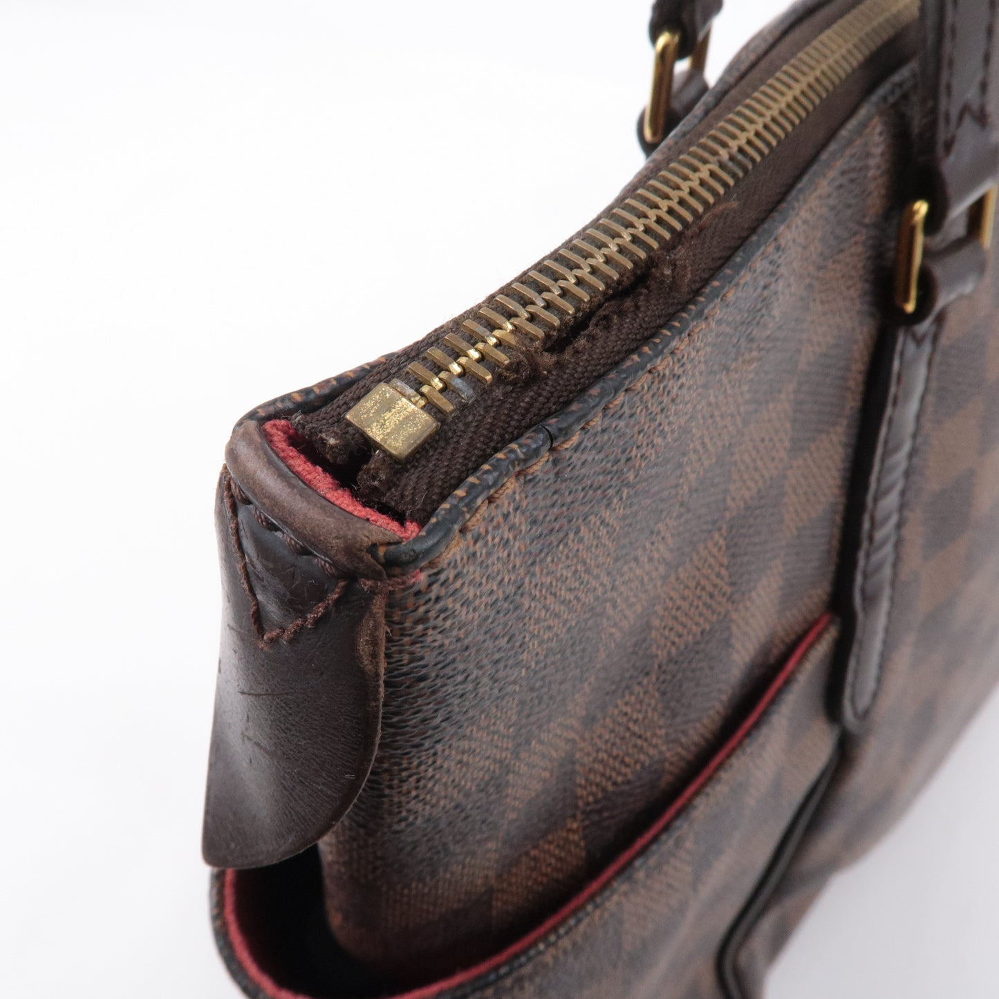 Louis Vuitton Damier Totally MM Shoulder Bag Brown N41281