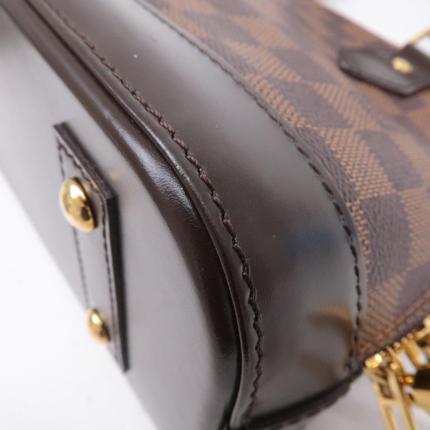 Louis Vuitton Damier Alma BB 2Way Shoulder Bag Hand Bag N41221
