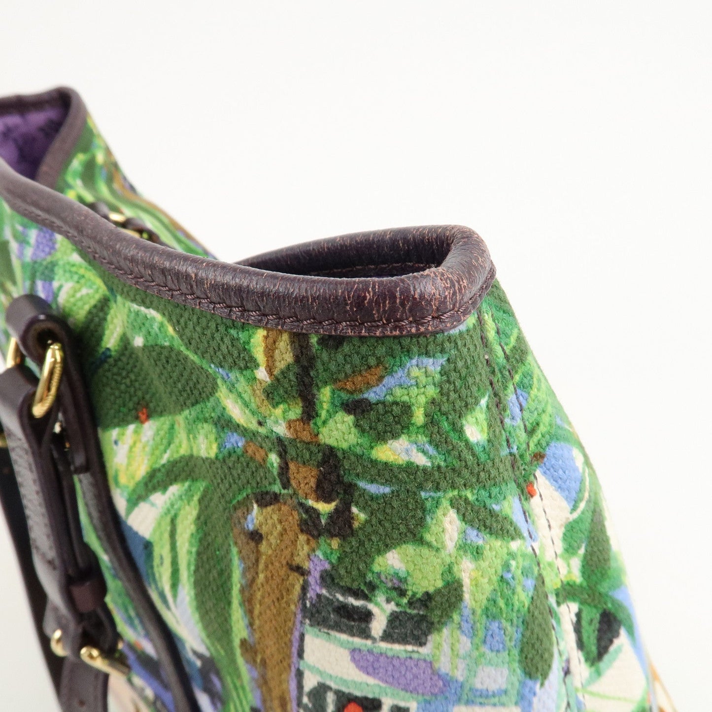Louis Vuitton Ailleurs Cabas Promenade PM Tote Bag Green M93771