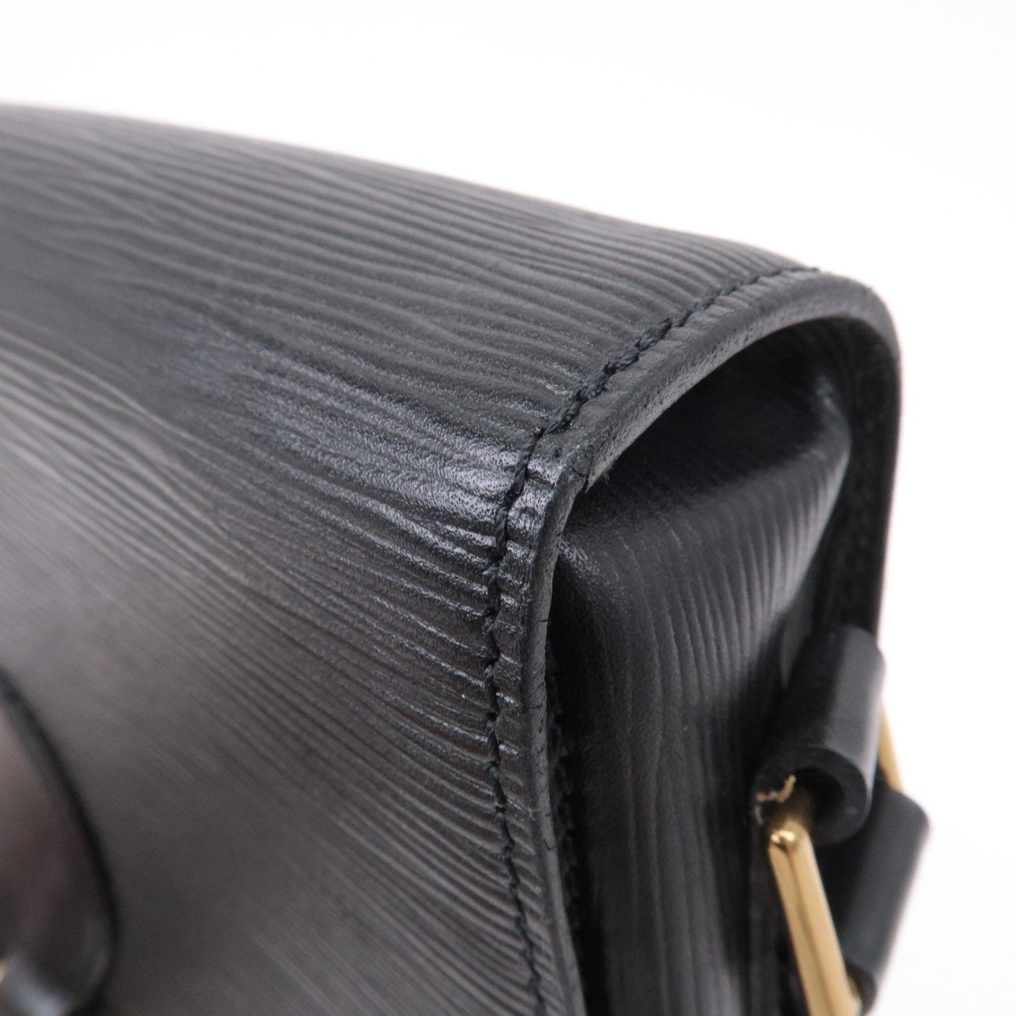 Louis Vuitton Epi Saint Cloud Shoulder Bag Black Noir M52192