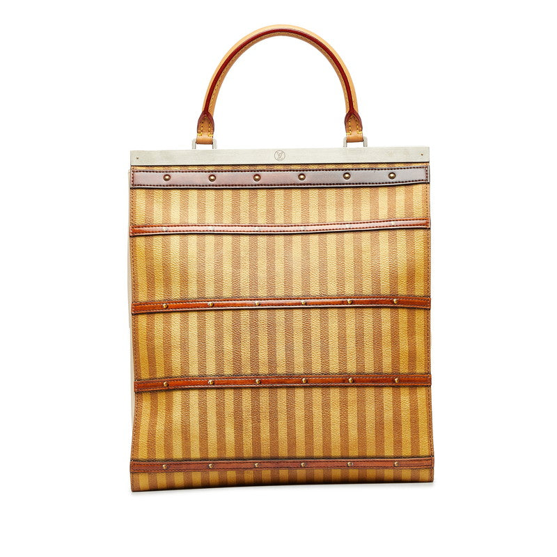 Louis Vuitton Crown Frame GM Trunk Bag Isedan Limited Handbag Shoulder Bag 2WAY M52744 Brown PVC Leather Ladies Louis Vuitton