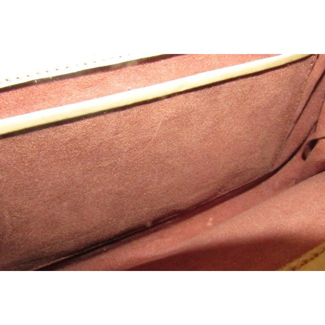 Gucci W Two Way Purse Logo And Chain Strap Camel Leathergold G Accent Clutch