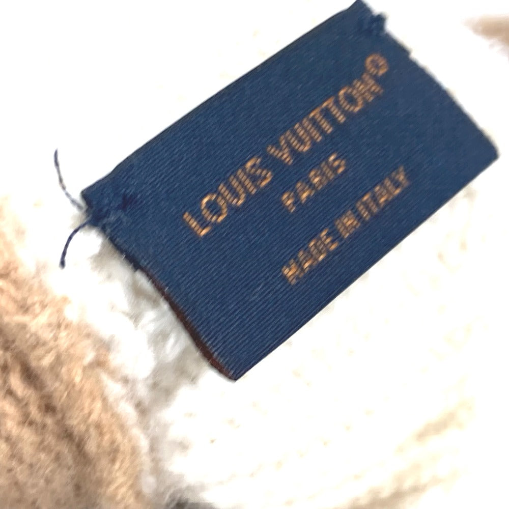 LOUIS VUITTON gloves M77930 wool beige By color Globe LV Headline