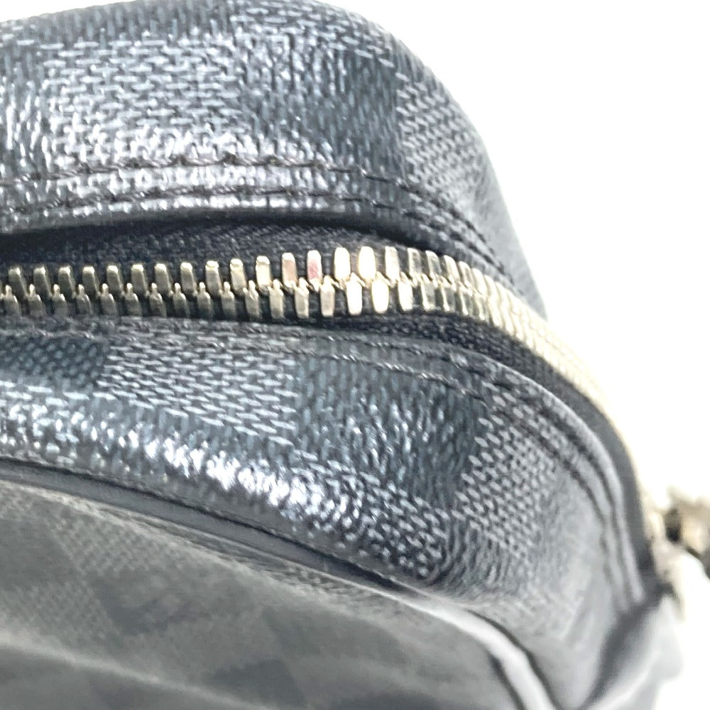 LOUIS VUITTON Business bag N41125 Damier Grafitto Canvas black Damier Grafitte Porto documan Voyage PDV mens Used