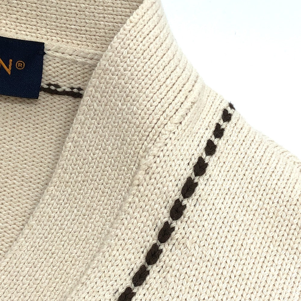 LOUIS VUITTON cardigan 1AFPXX cotton beige Signature light LV logo Ｌ