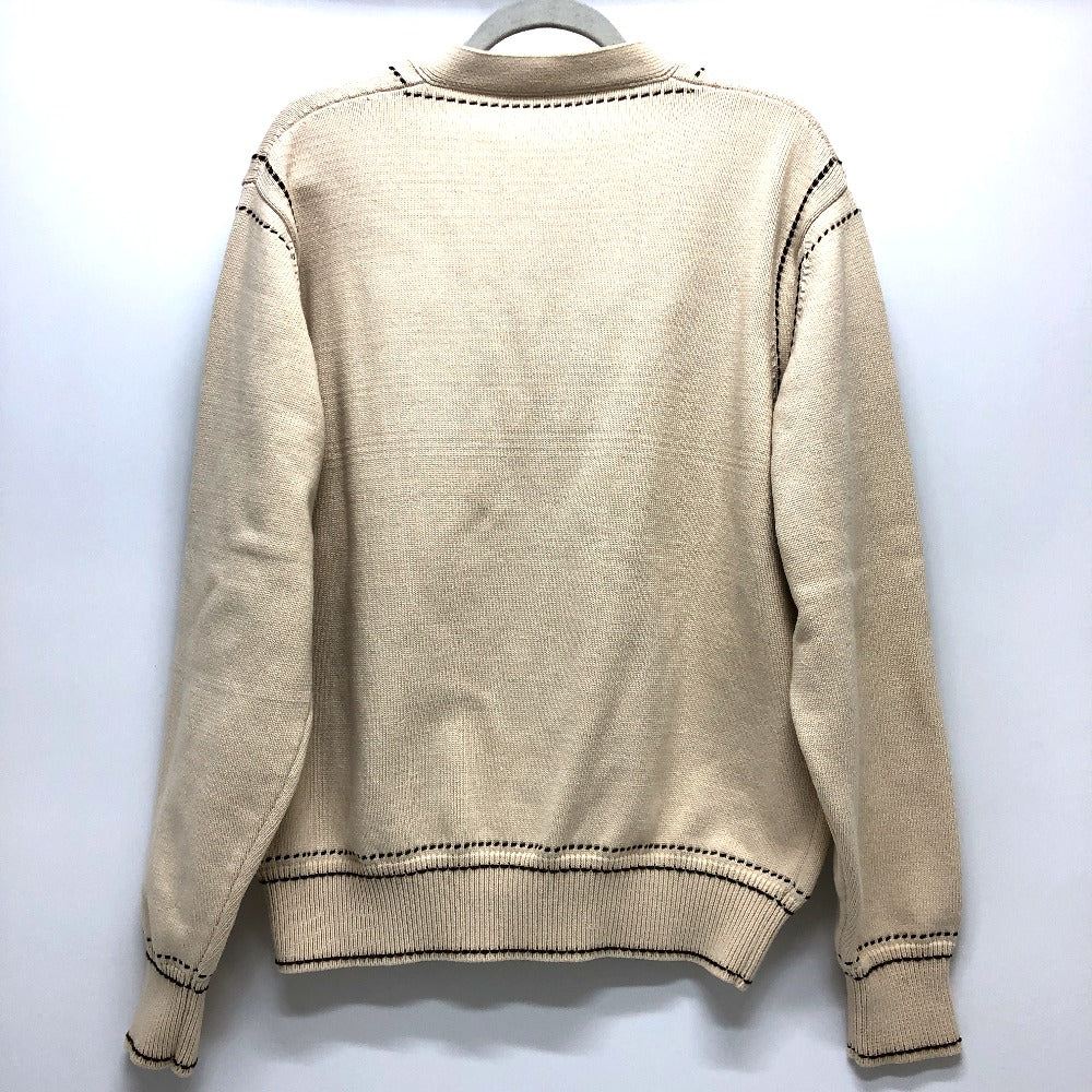 LOUIS VUITTON cardigan 1AFPXX cotton beige Signature light LV logo Ｌ