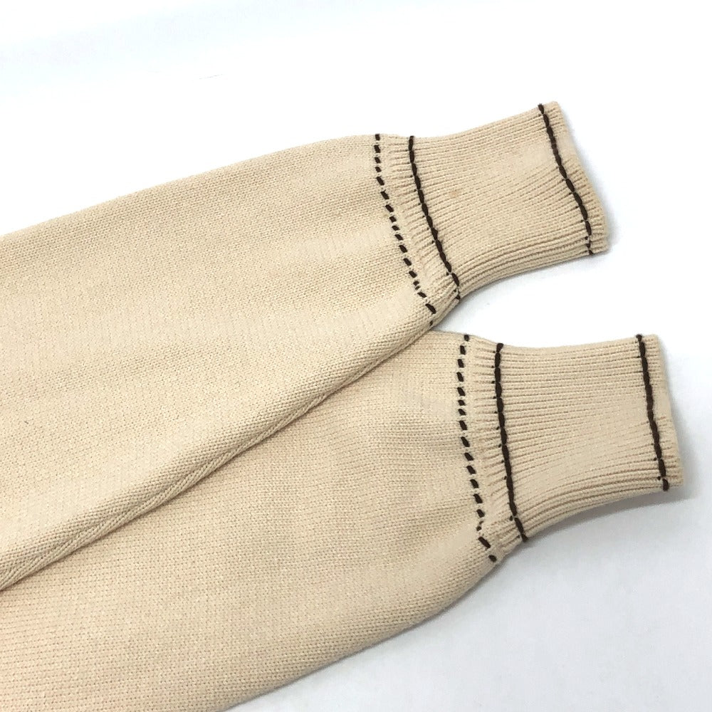 LOUIS VUITTON cardigan 1AFPXX cotton beige Signature light LV logo Ｌ