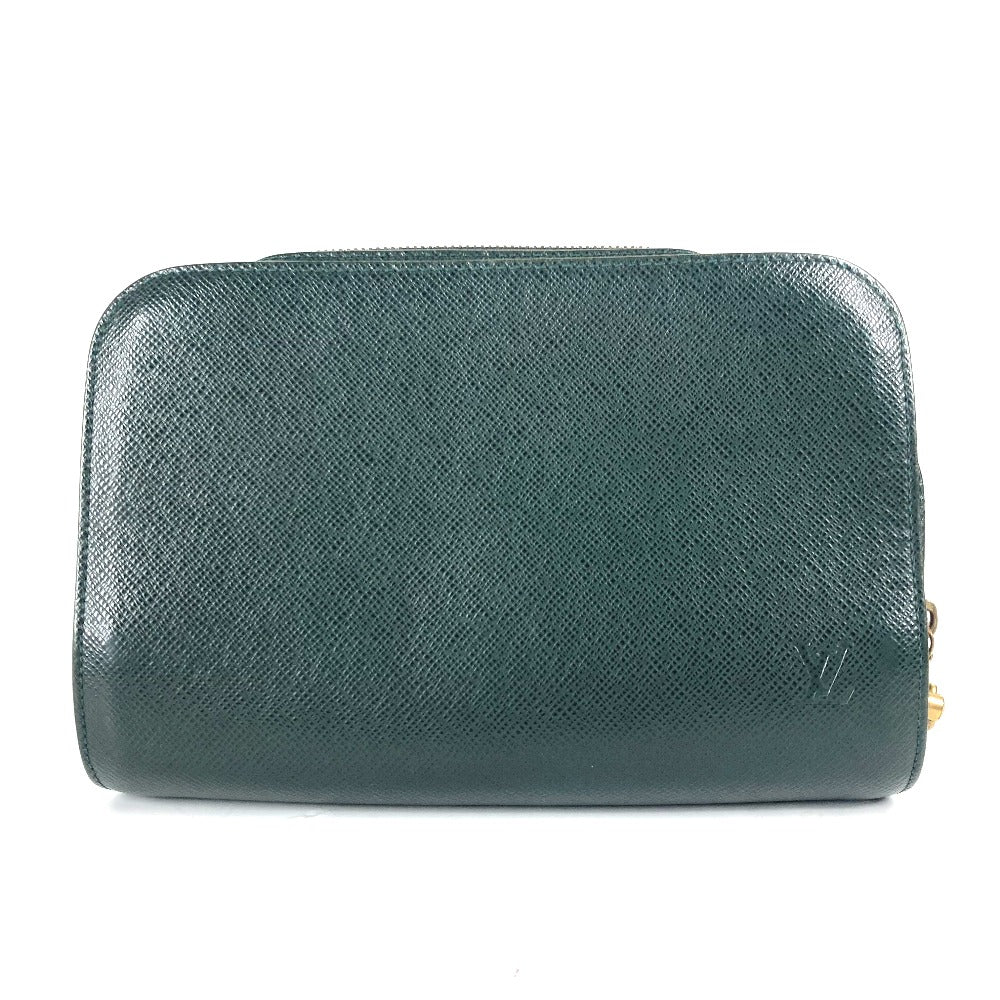 LOUIS VUITTON business bag M30184 Taiga Leather green Taiga Baikal