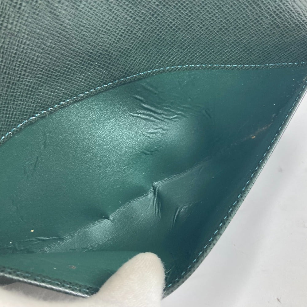LOUIS VUITTON business bag M30184 Taiga Leather green Taiga Baikal