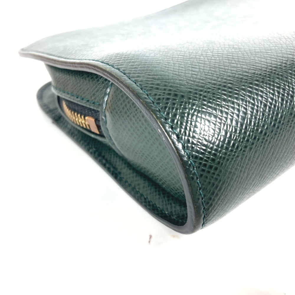 LOUIS VUITTON business bag M30184 Taiga Leather green Taiga Baikal