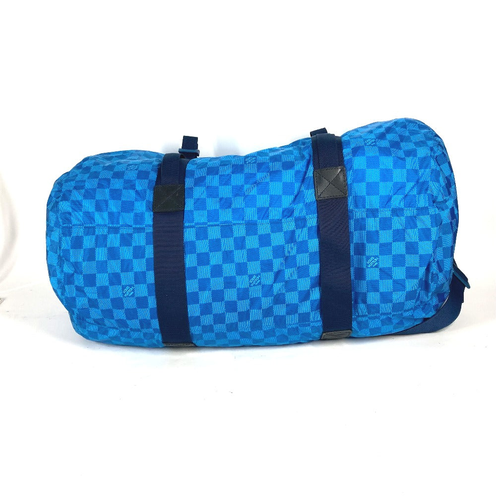 LOUIS VUITTON Boston Duffel bag M97057 Nylon blue Damier van tulle Plat Ktical
