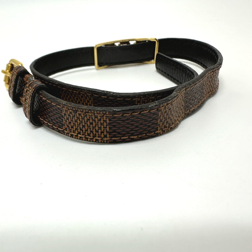 LOUIS VUITTON bracelet M6623 Damier canvas Brown Bracelet Sign It