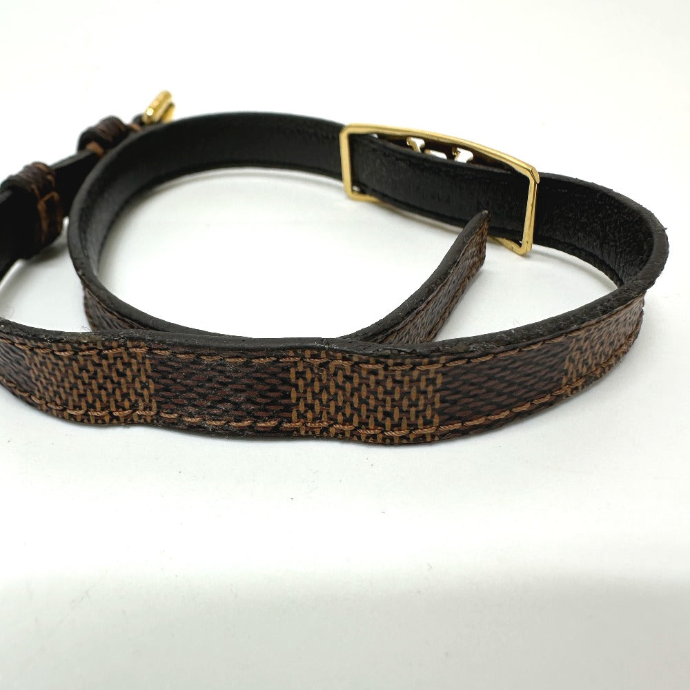 LOUIS VUITTON bracelet M6623 Damier canvas Brown Bracelet Sign It