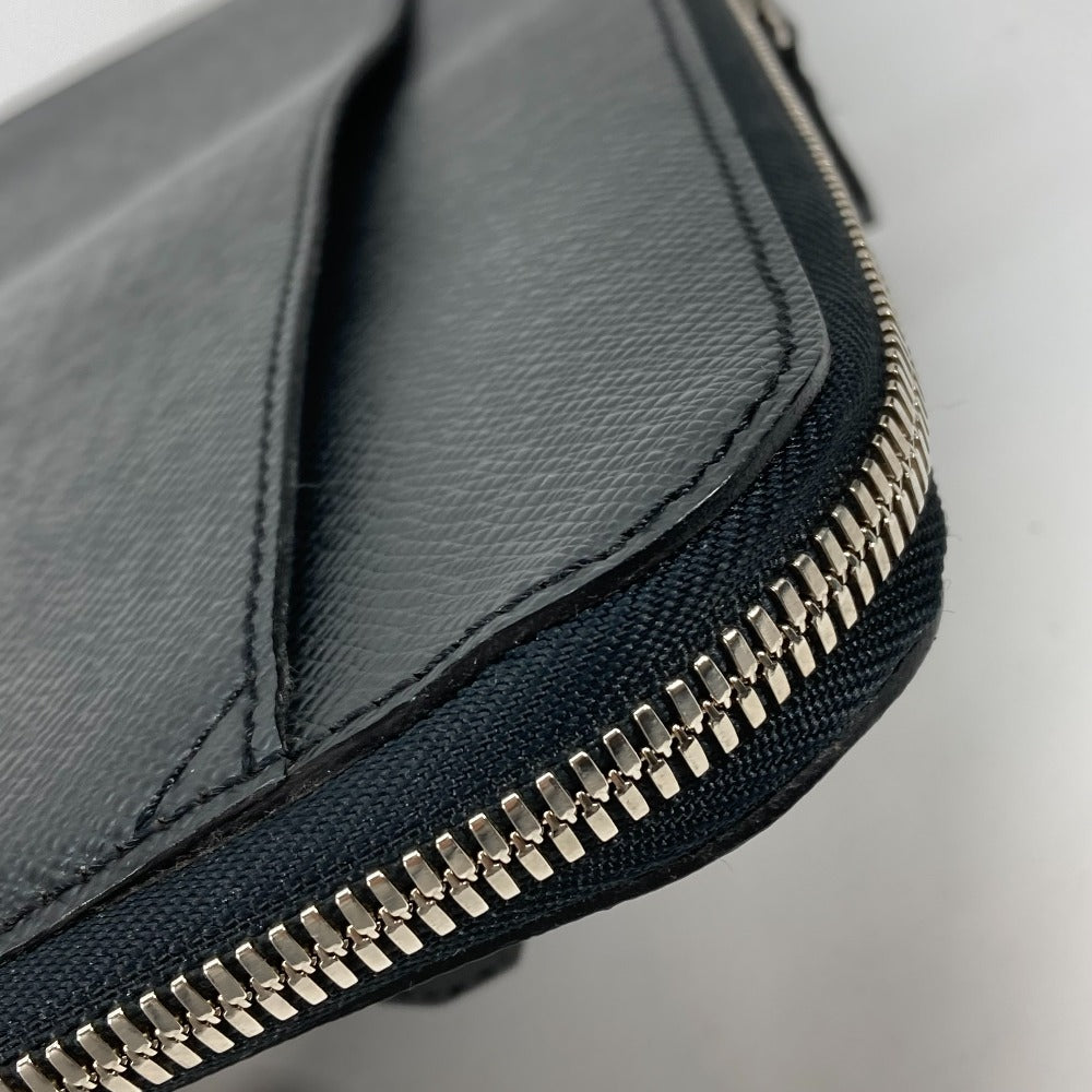 LOUIS VUITTON Business bag M32612 Taiga Leather black Taiga Vladimir mens Used