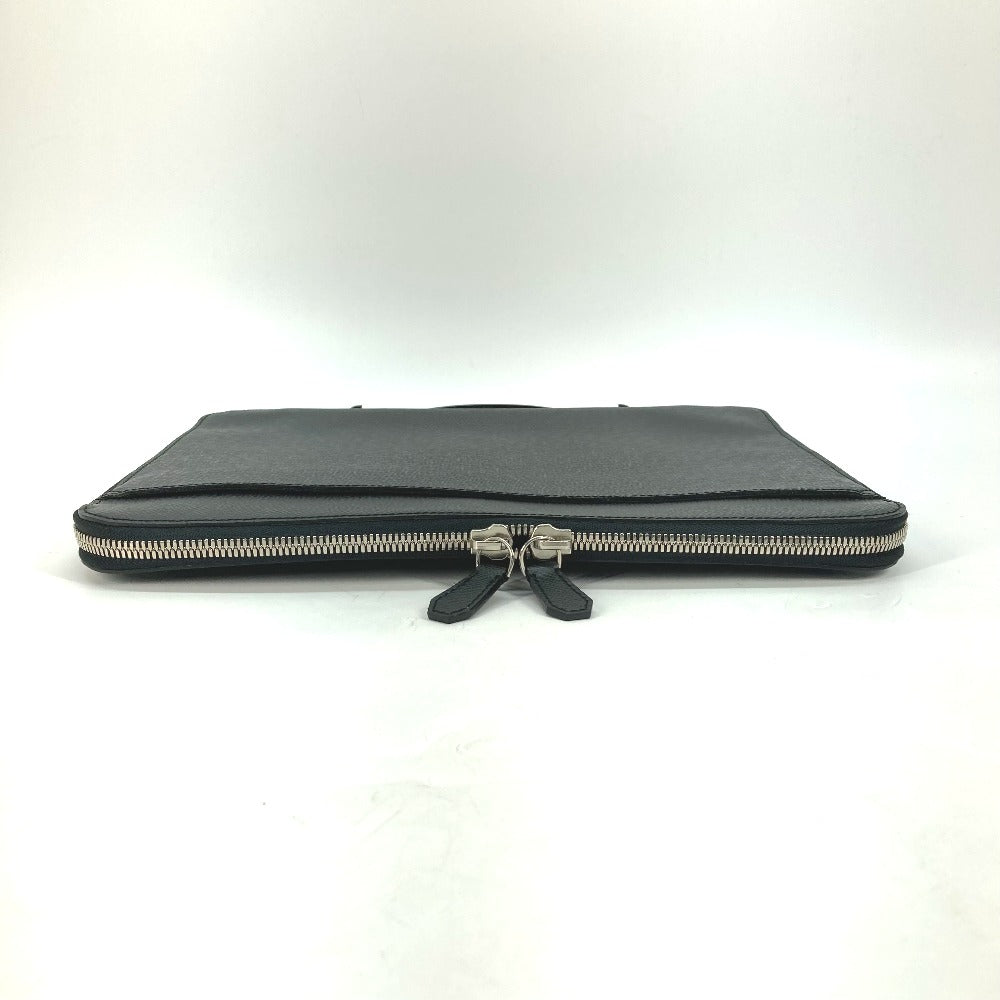 LOUIS VUITTON Business bag M32612 Taiga Leather black Taiga Vladimir mens Used