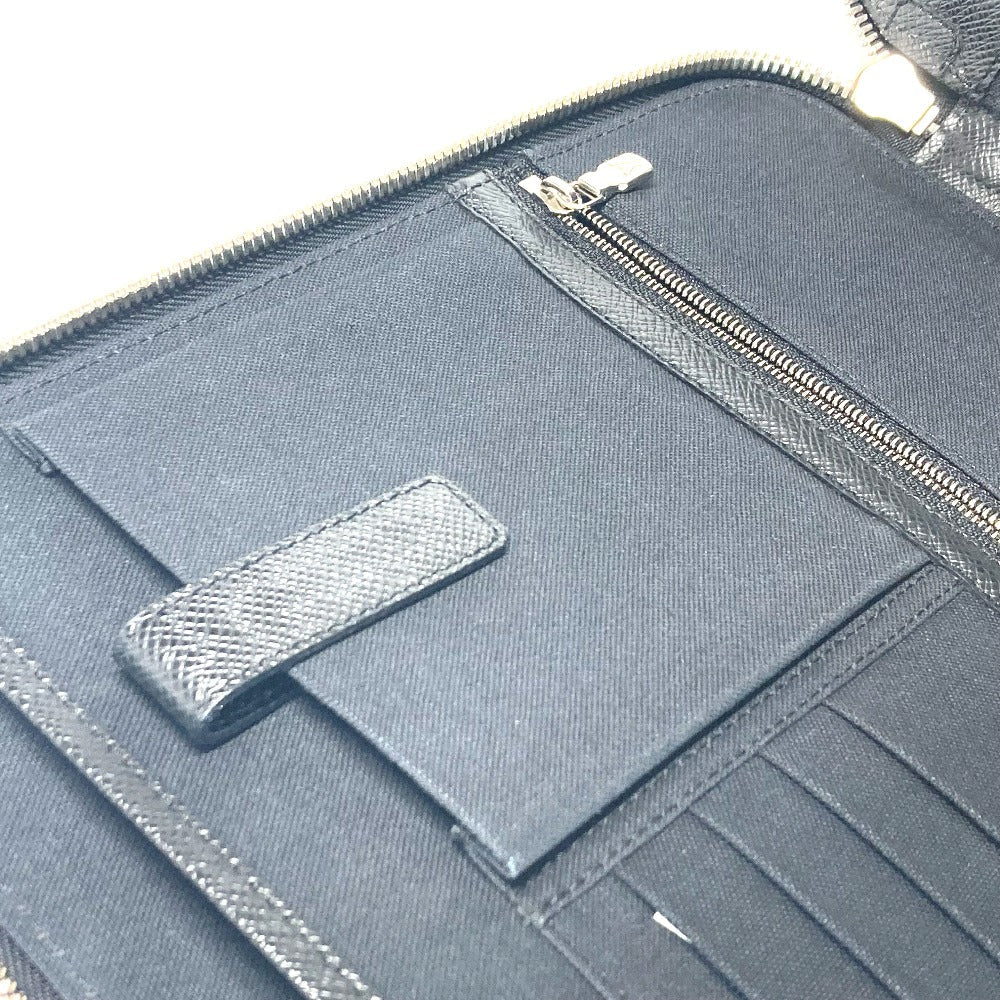 LOUIS VUITTON Clutch bag M32612 Taiga Leather black Taiga Vladimir