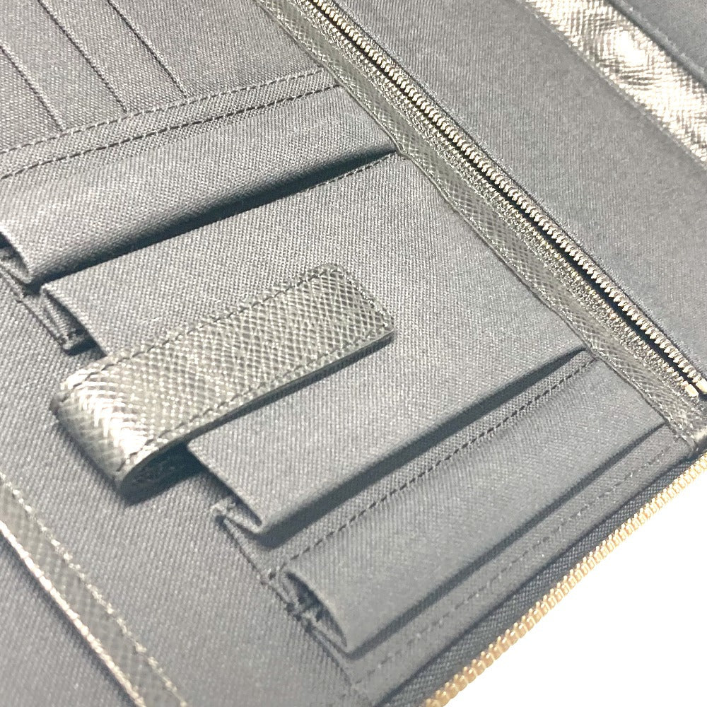 LOUIS VUITTON Clutch bag M32612 Taiga Leather black Taiga Vladimir