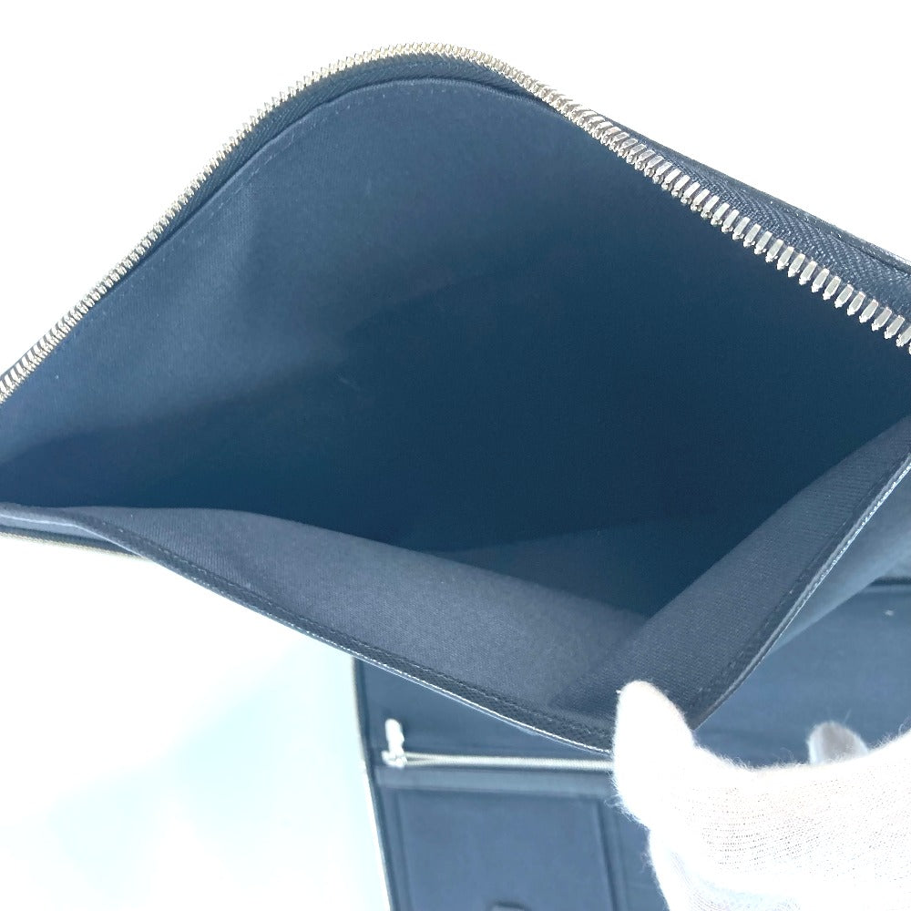 LOUIS VUITTON Clutch bag M32612 Taiga Leather black Taiga Vladimir