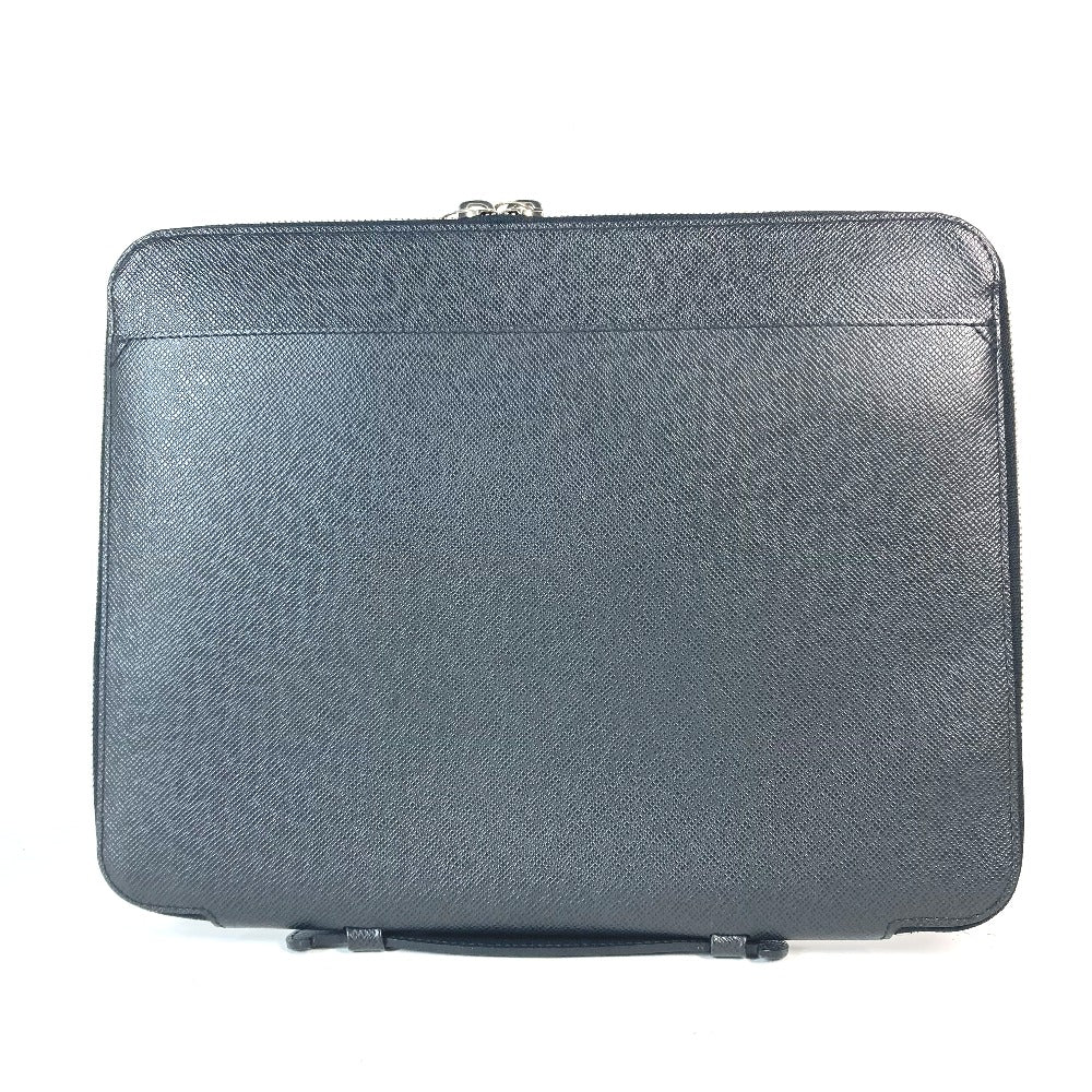 LOUIS VUITTON Clutch bag M32612 Taiga Leather black Taiga Vladimir