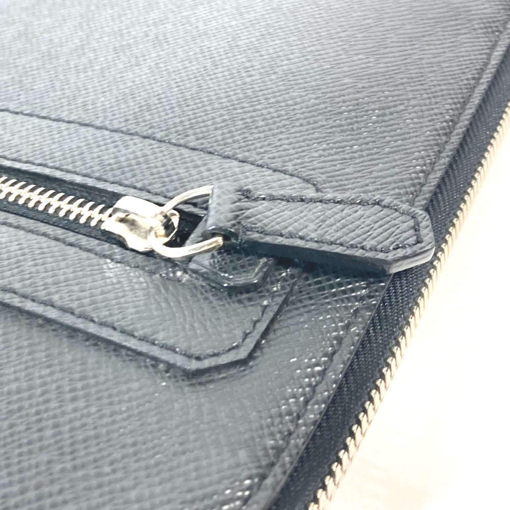 LOUIS VUITTON Clutch bag M32612 Taiga Leather black Taiga Vladimir