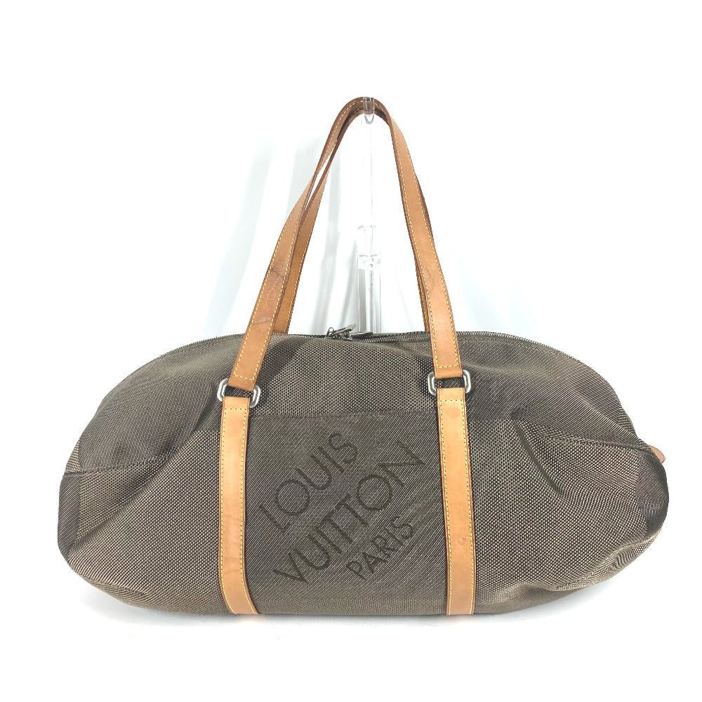 LOUIS VUITTON Boston Duffel bag M93064 Damier Jean Canvas khaki Damier Jean Akatan