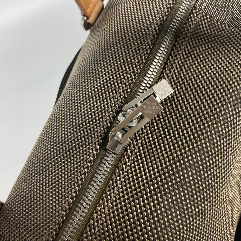 LOUIS VUITTON Boston Duffel bag M93064 Damier Jean Canvas khaki Damier Jean Akatan