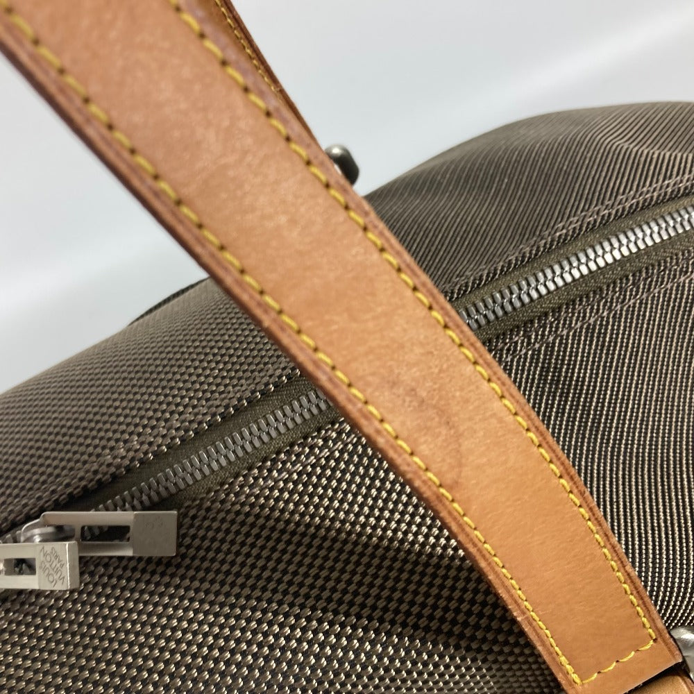 LOUIS VUITTON Boston Duffel bag M93064 Damier Jean Canvas khaki Damier Jean Akatan