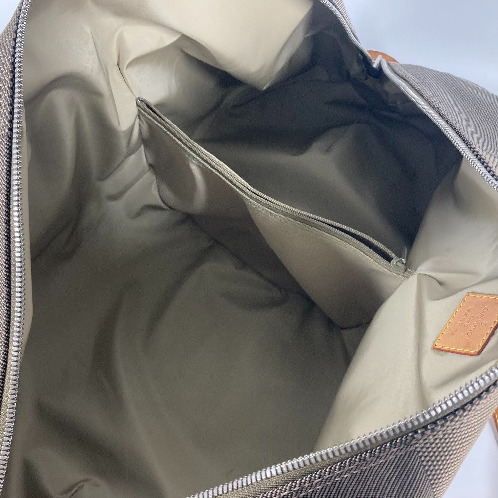 LOUIS VUITTON Boston Duffel bag M93064 Damier Jean Canvas khaki Damier Jean Akatan