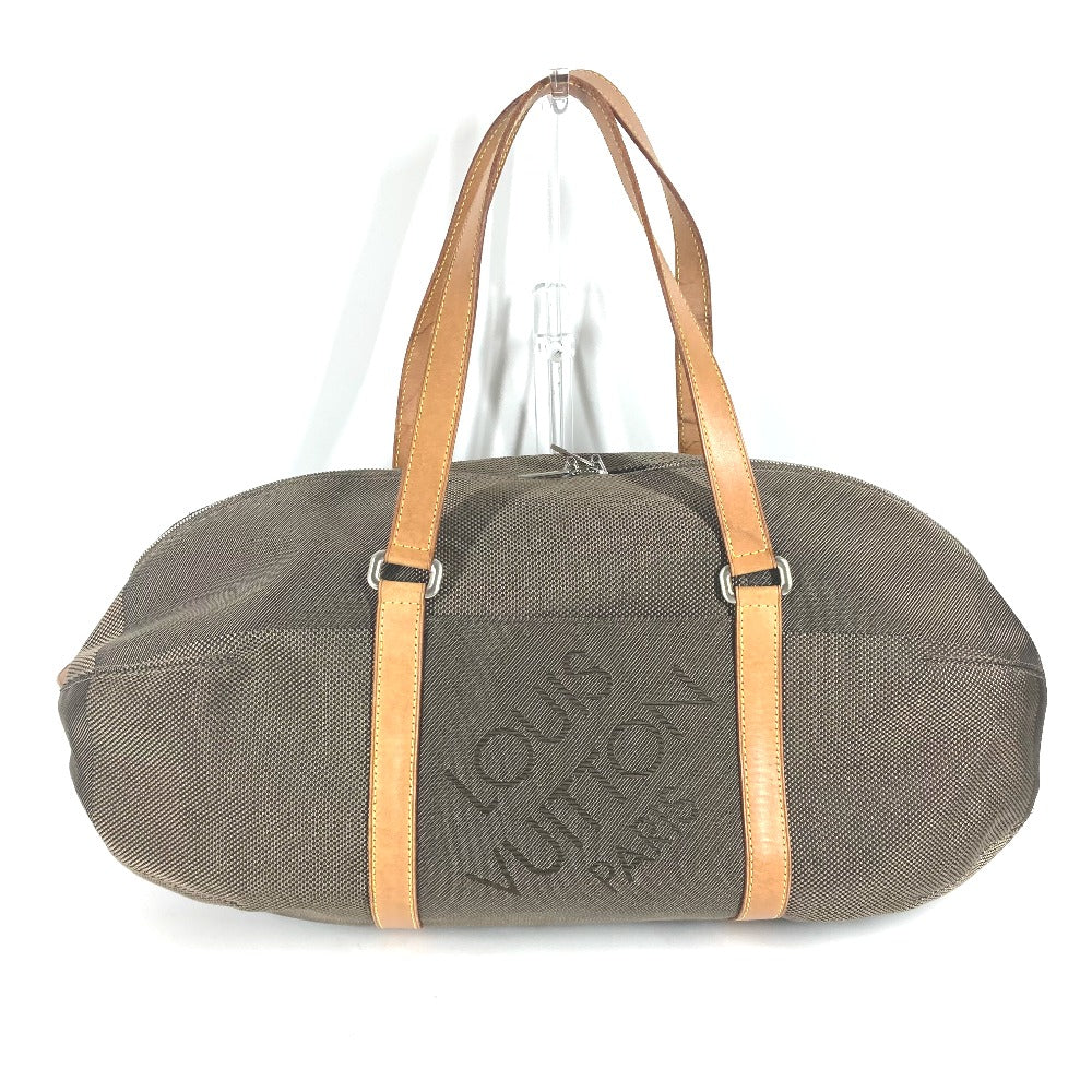 LOUIS VUITTON Boston Duffel bag M93064 Damier Jean Canvas khaki Damier Jean Akatan