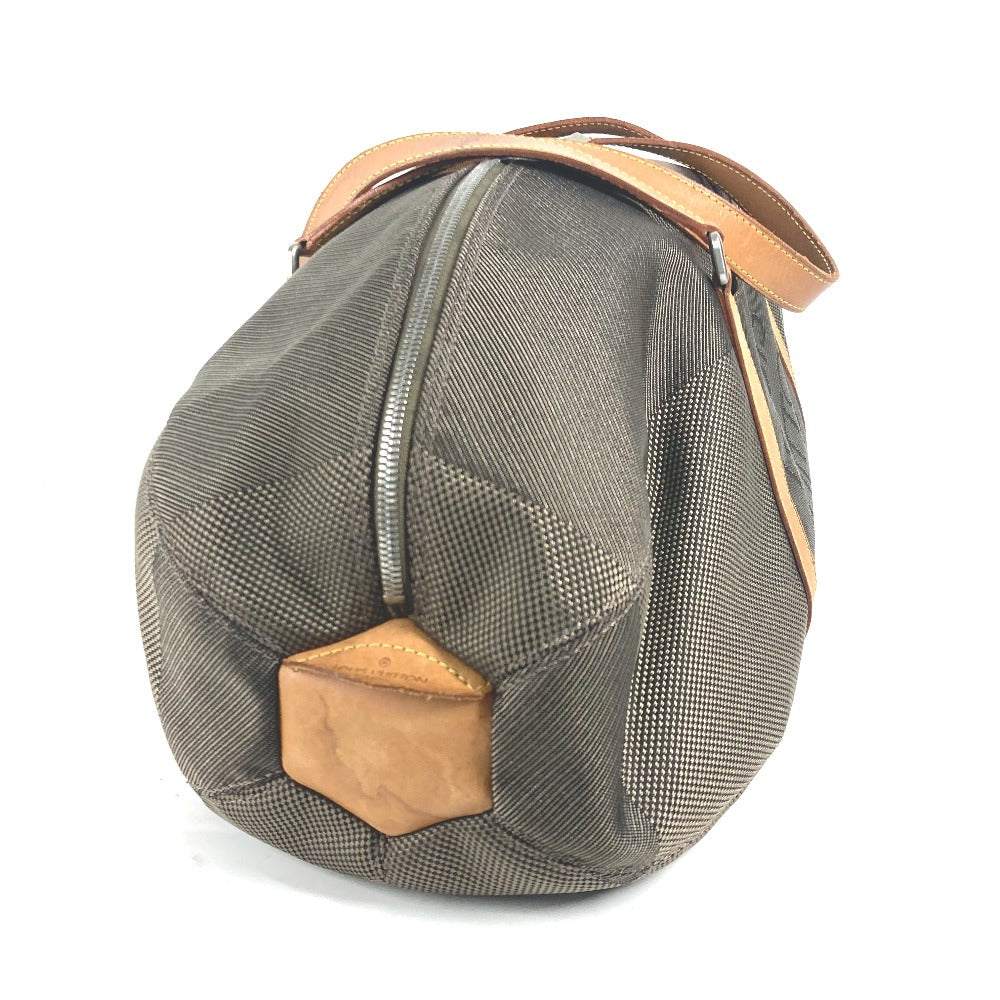 LOUIS VUITTON Boston Duffel bag M93064 Damier Jean Canvas khaki Damier Jean Akatan