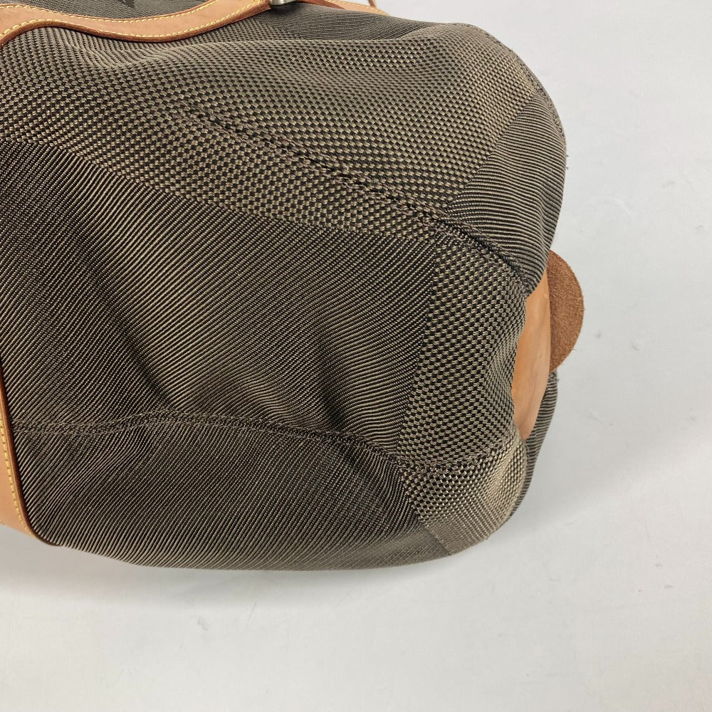 LOUIS VUITTON Boston Duffel bag M93064 Damier Jean Canvas khaki Damier Jean Akatan