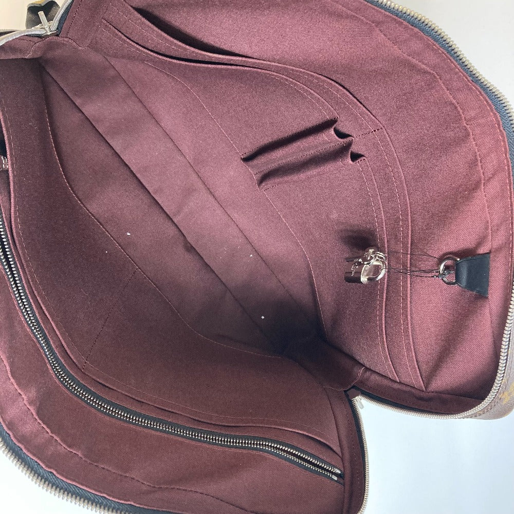 LOUIS VUITTON Briefcase M40225 Monogram canvas Brown Monogram Macasa Port Documan Voyajaj