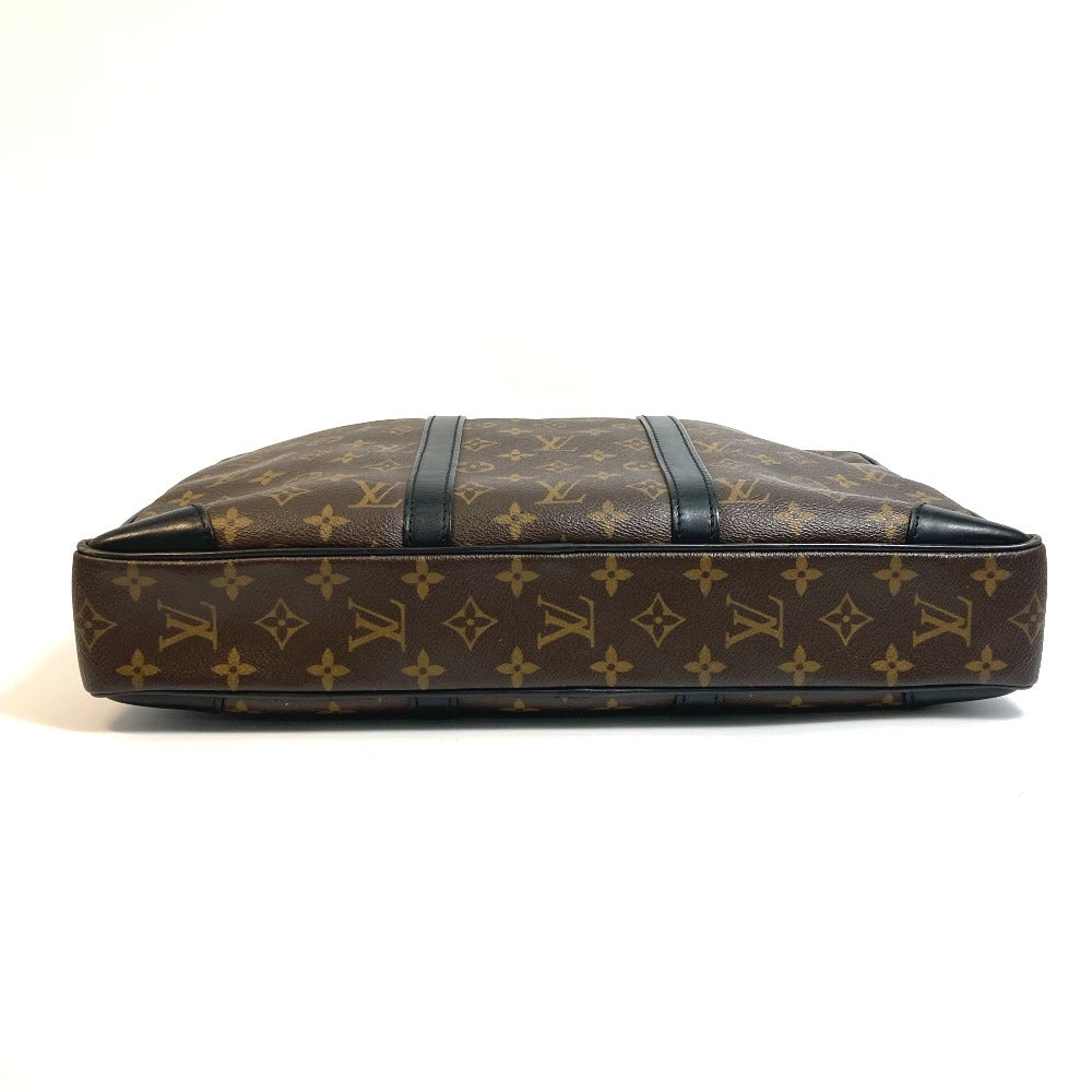 LOUIS VUITTON Briefcase M40225 Monogram canvas Brown Monogram Macasa Port Documan Voyajaj