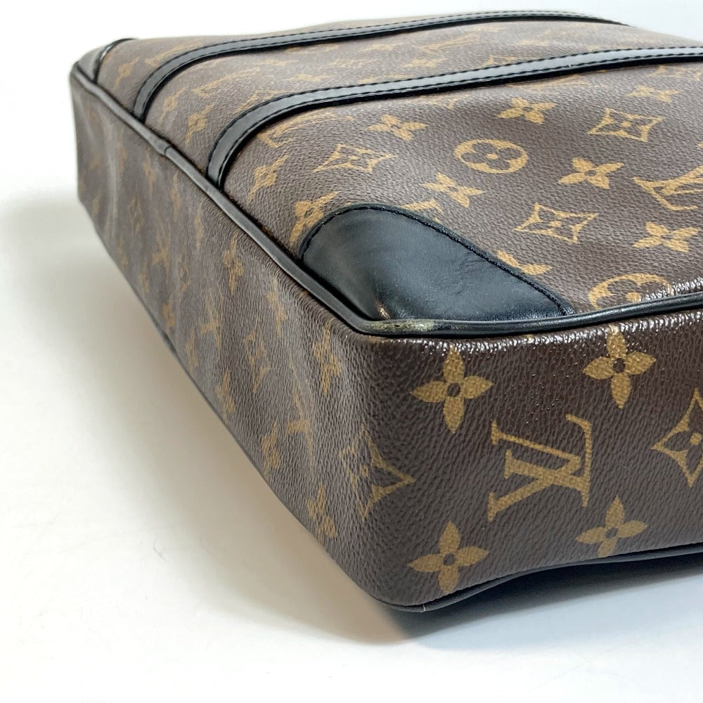 LOUIS VUITTON Briefcase M40225 Monogram canvas Brown Monogram Macasa Port Documan Voyajaj