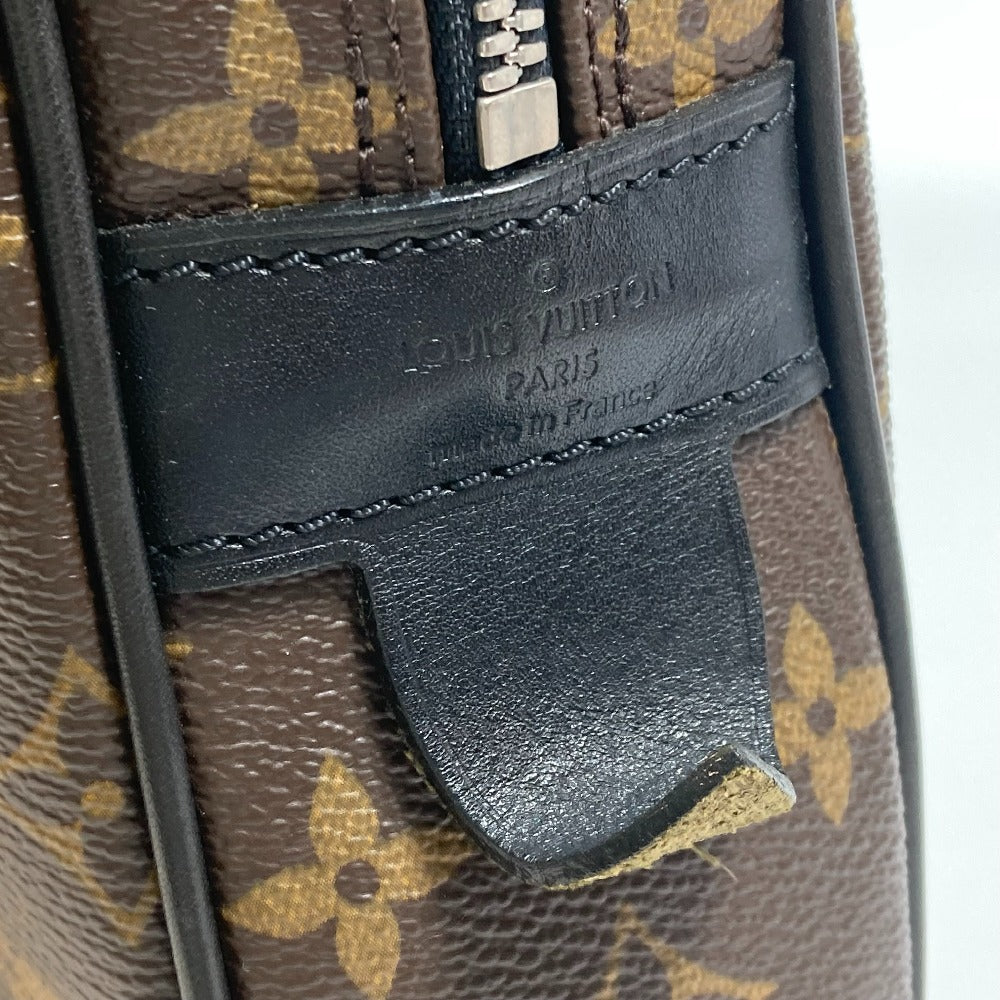 LOUIS VUITTON Briefcase M40225 Monogram canvas Brown Monogram Macasa Port Documan Voyajaj