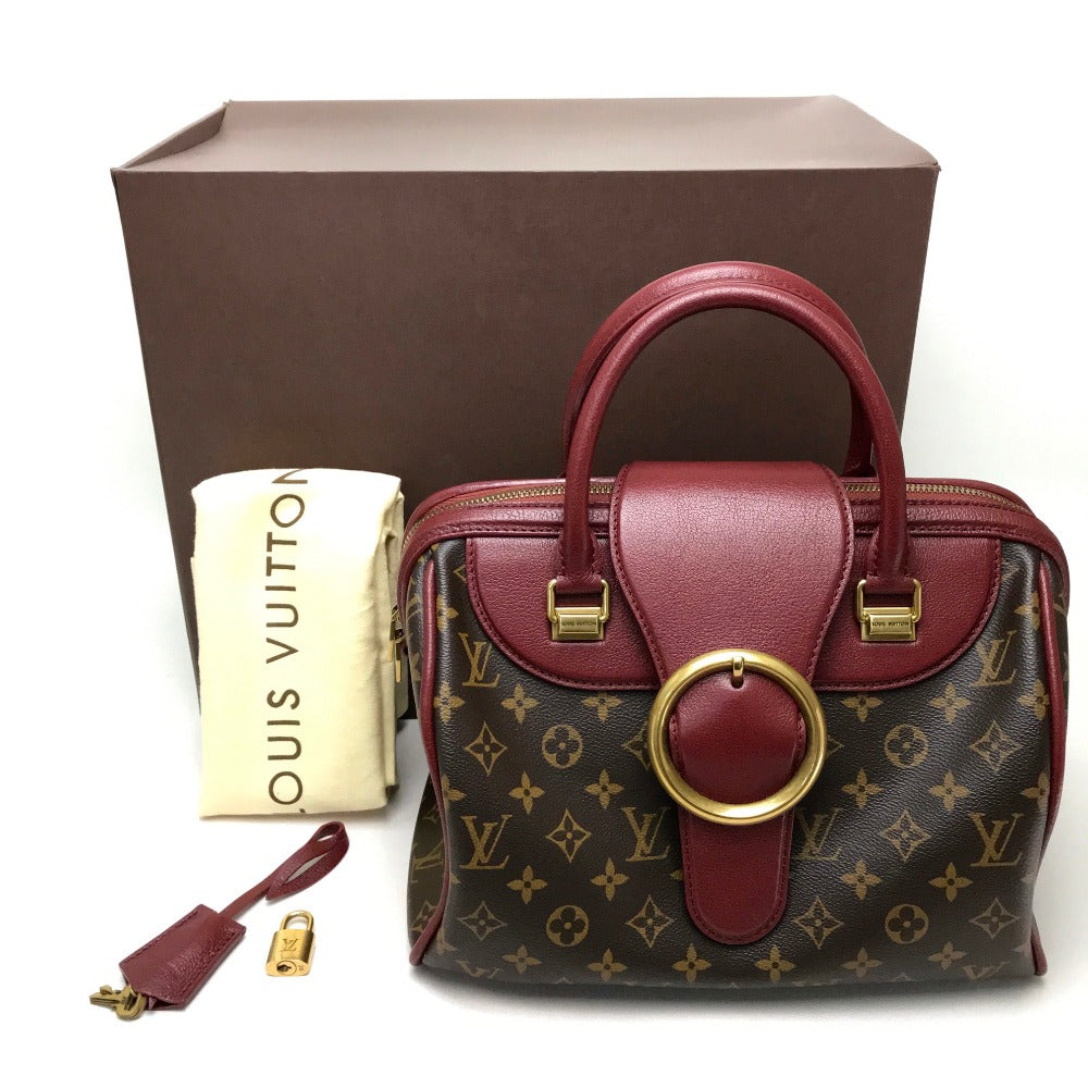 LOUIS VUITTON Handbag M40802 Monogram canvas Dark brown Monogram golden arrow speedy
