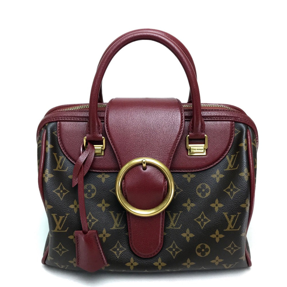 LOUIS VUITTON Handbag M40802 Monogram canvas Dark brown Monogram golden arrow speedy