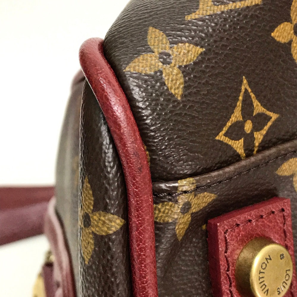 LOUIS VUITTON Handbag M40802 Monogram canvas Dark brown Monogram golden arrow speedy