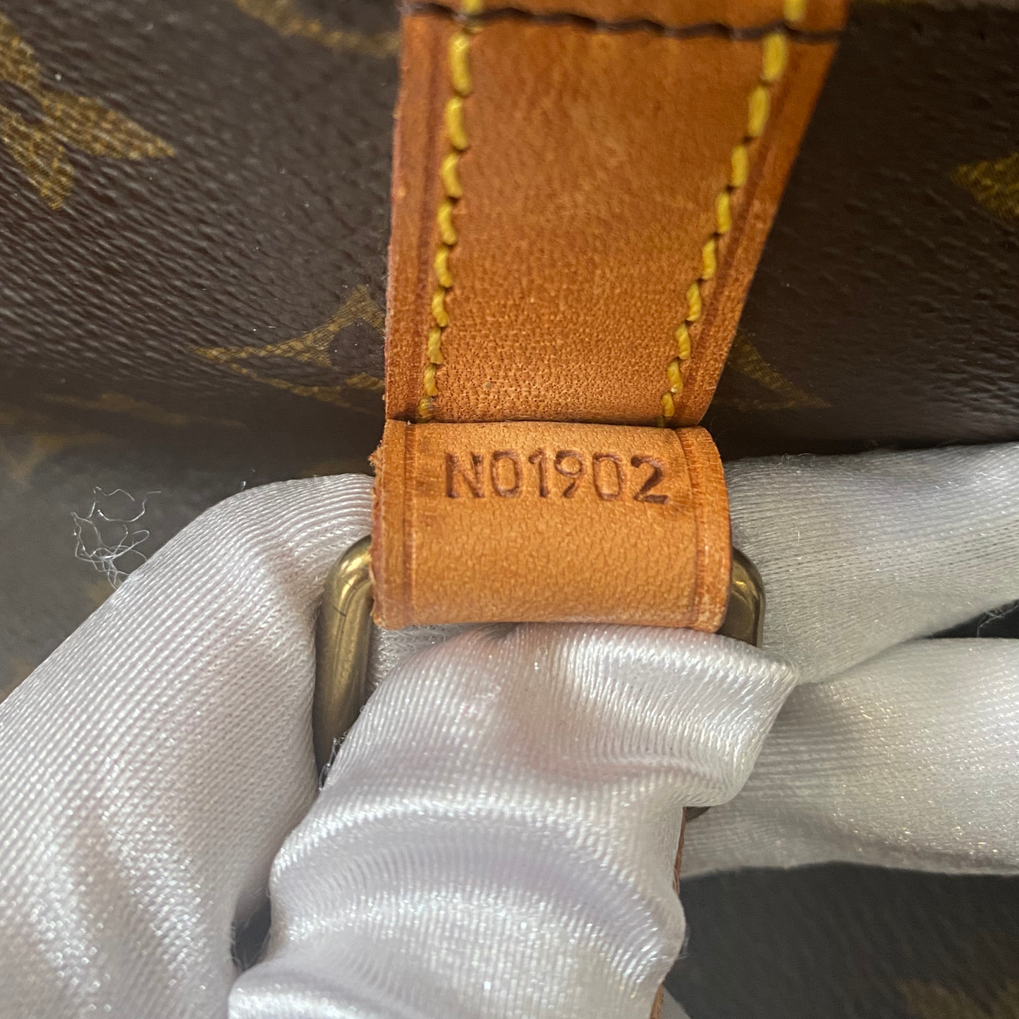 Louis Vuitton Brown Canvas Babylone tote bag