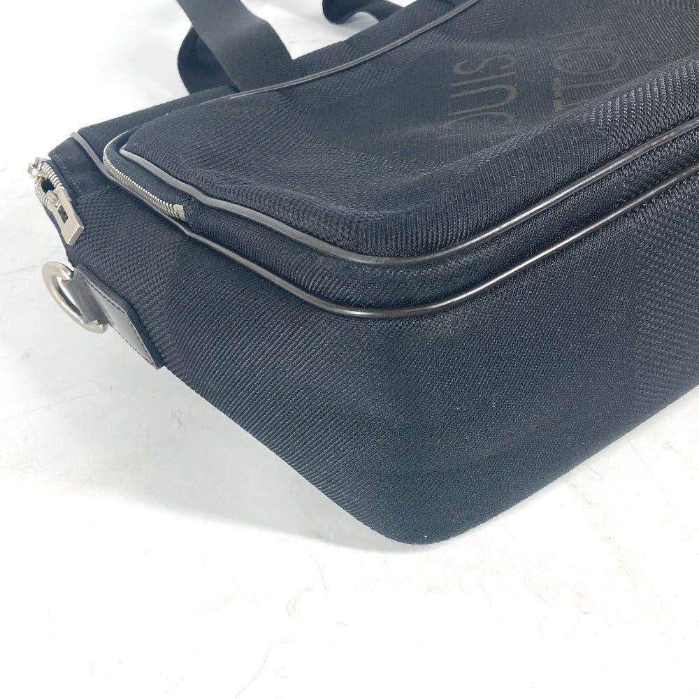 LOUIS VUITTON Business bag N58035 Damier Jean Canvas black Damier Jean Associate GM mens Used